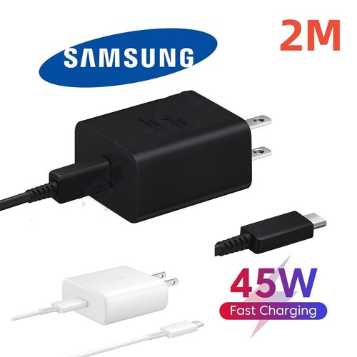 45W Super Fast Charger Cable And Plug USB-C For Samsung S20 S21 S22 S23 Ultra 5G - Picture 2 of 9