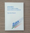 Scarce 1994 ZOLTRIX High Speed Fax/Modems Operation Manual V.32/V.32bis/V.42bis