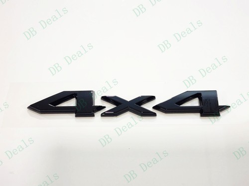 5PCS Gloss Black Front Rear Door 4x4 Emblems 2022+ Jeep Grand Cherokee 2 Row WK - 第 6/13 張圖片