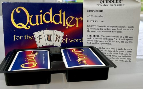 NEW ~ Quiddler ~ Set Enterprises ~ Short Word Card Game ~ for the Fun of Words - Picture 3 of 3