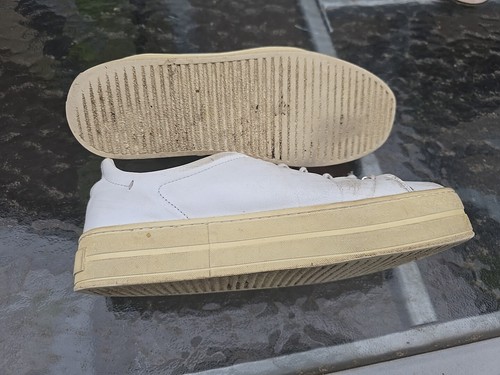 DOF Italian White Sneakers - Size 39 - Picture 5 of 7