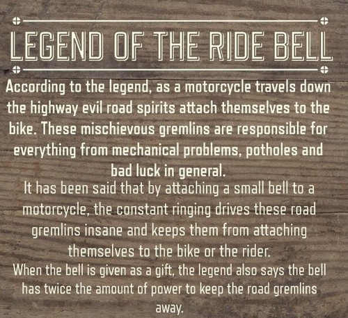 Odin Viking God Bell Motorcycle Gremlin Ride Biker Gift Good Luck Harley USA - Imagen 3 de 10