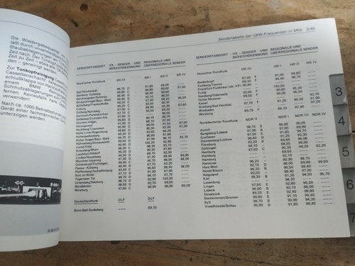 9.3 BMW 518 520 525 528 i e td Bordbuch owners handbook Betriebsanleitung - Picture 7 of 12