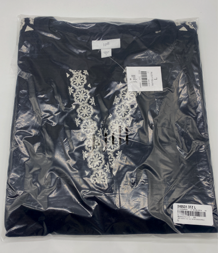 J.Jill - L - Relaxed Embroidered Knit 3/4-Sleeve Dress - NWT - Picture 8 of 8