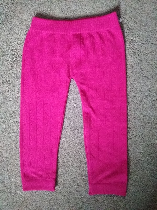 Toddler Girl Spandex Pants! Stretch & Thick! Size 2T-4T Brand New! Dark Pink!