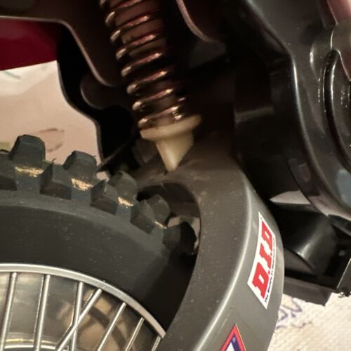 Radio Shack RC Dirt Bike Honda CR250R motocicleta de colección solo 60-4353 Carmichael - Imagen 15 de 24