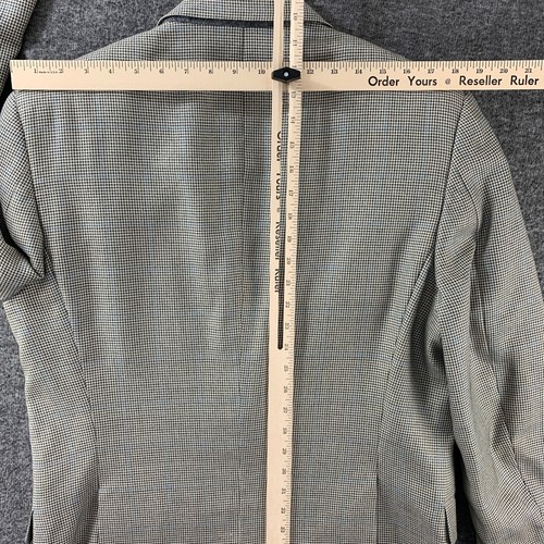 Hickey Freeman Blazer Jacket Men 41R Houndstooth Silk Wool Windowpane Suit - Picture 15 of 16