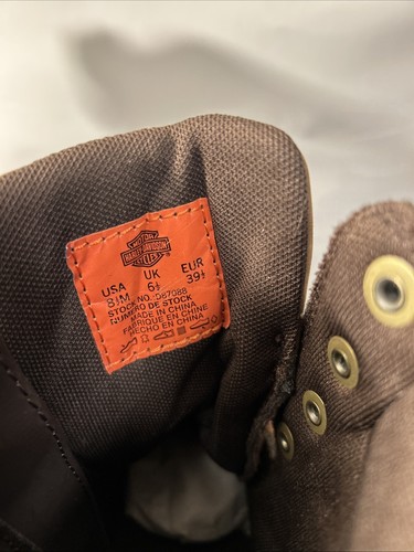 Harley-Davidson Women 8 1/2 Lace up/Zip Logger Motorcycle Riding Boots D87088 - Picture 3 of 10