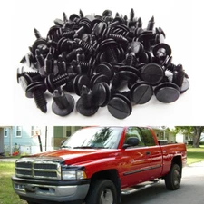 Fit For Chrysler Dodge Ram Pickup Black Door Panel Plastic Clip Fasteners 100Pcs
