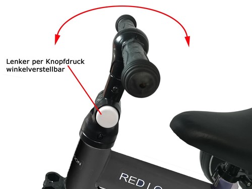 Lauflernrad Dreirad Laufrad Red Loon Lauffahrrad Lauflernhilfe 5in1 Kinder - Bild 6 von 15
