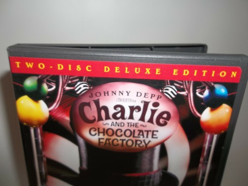 DVD 2 Disc Deluxe Edition Johnny Depp Charlie And The Cholate Factory Movie - Picture 2 of 4