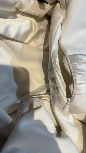 Aqua White Tuxedo Dress Size XL - Picture 10 of 12