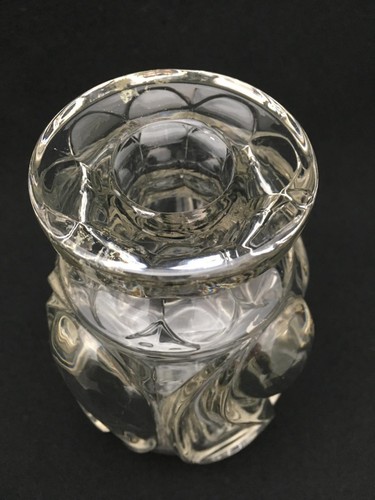 Antigua botella de agua pequeña de perfume, aroma o rosa con tapón de 8" - Imagen 6 de 8