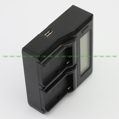 Cargador de batería doble cámara LCD para Sony NP-F970 NP-F550 NP-F570 NP-F770 NP-F960 - Imagen 3 de 10