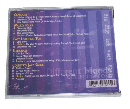 Shoji Tabuchi CD Different Moods Collection One Classical Waltz Pop Bluegrass - Picture 3 of 4