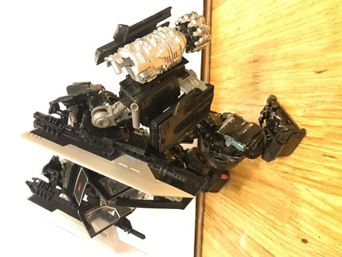 Transformers custom IronHide with FWI2 Battle Cannons Arm Blade for DOTM Leader - Picture 8 of 10