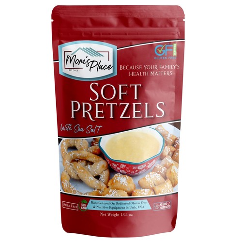 Mom's Place Gluten Free Soft Pretzels with Sea Salt Mix, Soft Pretzel Making ...