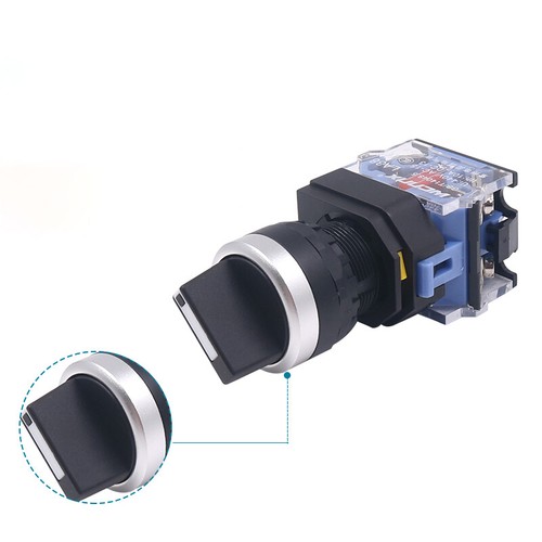 22mm Rotary Switch 2 / 3 Positions Selector Switches Momentary or Latching NO NC - Picture 9 of 14