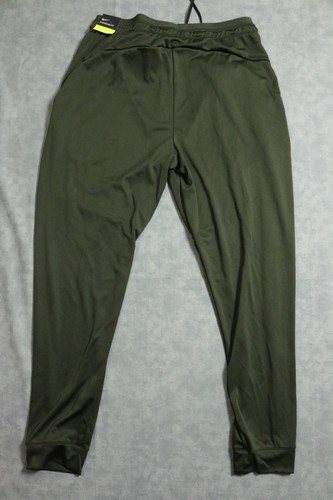 Nike Dri-FIT Pants Mens Large Green Standard Fit Athletic Joggers Tapered Cuffs - Picture 7 of 11