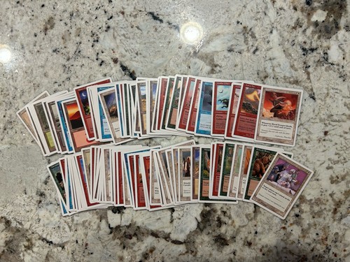 Mtg Starter 1999 Lot x90 - Magic The Gathering Starter 1999 Set Lot Lp-Played