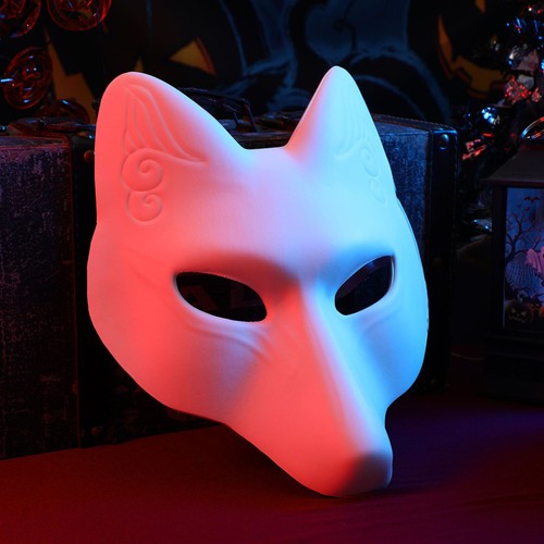 2 PCS Diy- Bulk- Für Kinder Halloween Fuchs Gesichtssatz Mann Weiße - Bild 6 von 12
