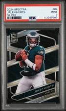 2024 PANINI SPECTRA SILVER #82 JALEN HURTS PSA 9