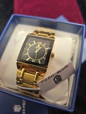 Invicta X Montres Prestige Men's Square Gold/Black Dial Watch MPW-0253 - New 