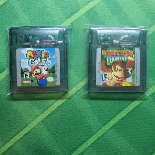 Mario Golf & Donkey Kong Country Gameboy Color Lot of 2 TESTED SEE PICS