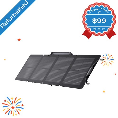 EcoFlow 110W Portable Solar Panel Foldable with Carry Case Certified Refurbished - Picture 1 of 22