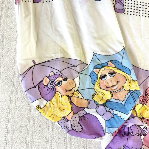 Vintage Miss Piggy & Kermit Lady Pepperell 4-teiliges Bettdecken- & Laken-Set RAR - Bild 17 von 24