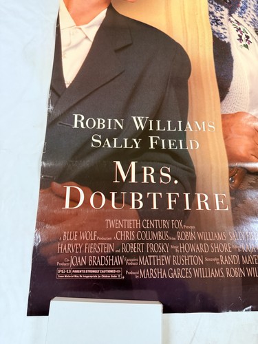 1993 Mrs. Doubtfire Rolled Original DS 27x40 Movie Poster Robin Williams - Picture 4 of 6