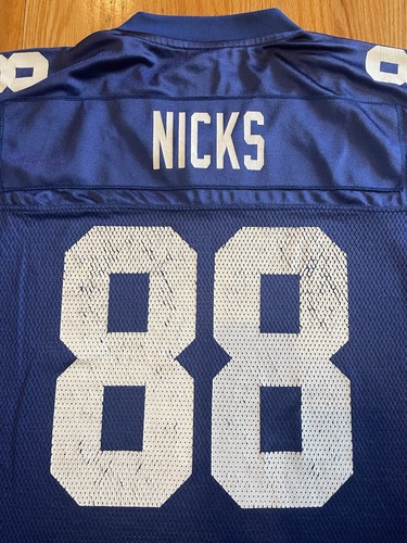 New York GIANTS Hakeem NICKS #88 NFL FOOTBALL JERSEY Reebok On Field Mens Large - Picture 9 of 9
