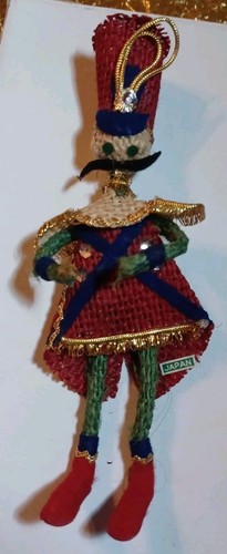 Vintage Handmade 60's Marching Band Leader Christmas Ornament, made In Japan - Picture 8 of 11