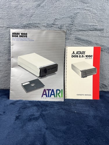 Atari 1050 Disk Drive Bedienungsanleitung + Einführungsheft, 1984 DOS 3