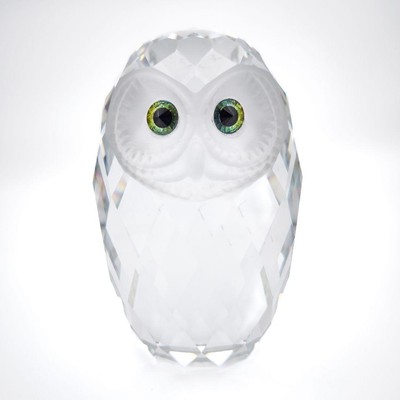 Grande figurine en tendance cristal Swarovski hibou, cadeau élégant, occasion