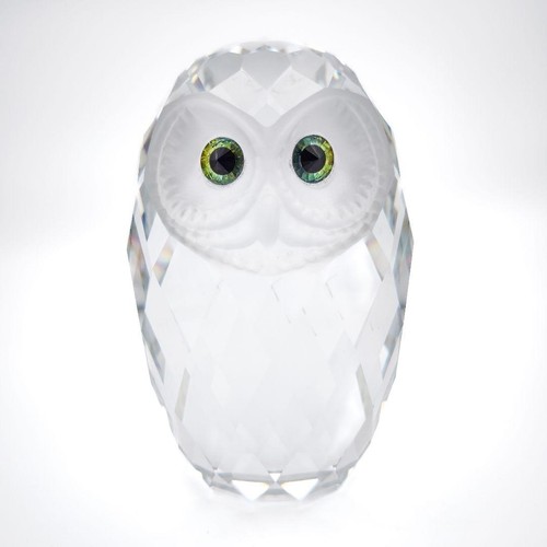 Grande figurine en cristal Swarovski hibou, soldes cadeau élégant, occasion