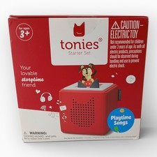Toniesbox Audio Player Starter Set with Playtime Puppy Untested