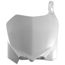 Acerbis 2141850002 Front Number Plate, White fits CRF250 2010; CRF450 09-10