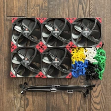 Noctua 140mm Computer Case Fan NF-A14 Chromax Black (chromax.black.swap) LOT 5