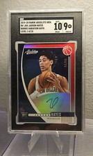 2019 -2020 Absolute Memorabilia #RV-JXH Jaxson Hayes Auto RC /10 SGC 9 Auto 10