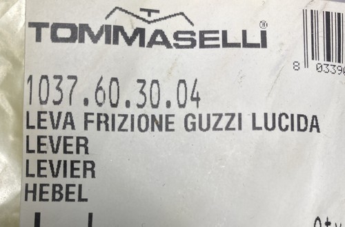 Genuine Tommaselli Matador Clutch Lever/Blade Moto Guzzi LUCIDA Benelli Ducati - Picture 2 of 2