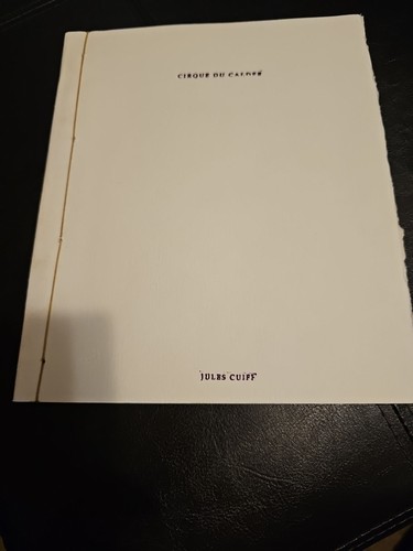 Cirque Du Calder Hand-Made Limited Edition Book Signed Canal Paper & CD Version  - Picture 1 of 12