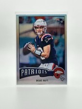 2025 Topps Chrome Drake Maye #1975-23 1975 Topps Refractor New England Patriots