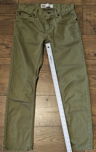 Levis 511 Slim Size 14 Regular W27xL27 Olive Green Actual (27x26) - Picture 7 of 17