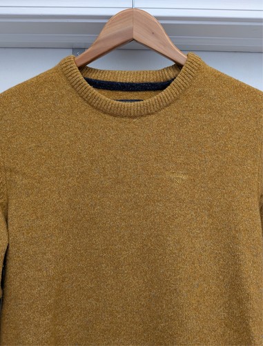 Suéter Barbour Tisbury Mezcla Lana en Marrón Cobre con Manchas de Color Para Hombre Pequeño S - Imagen 2 de 10