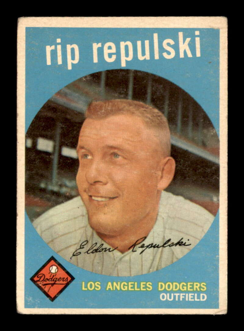1959 Topps #195 Rip Repulski  VG X2685338