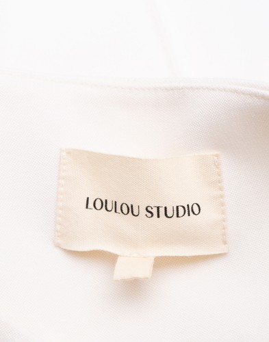 RRP €350 LOULOU STUDIO Pinzon Trousers Size S Wool Blend Stirrup Zipped Side - Picture 7 of 7