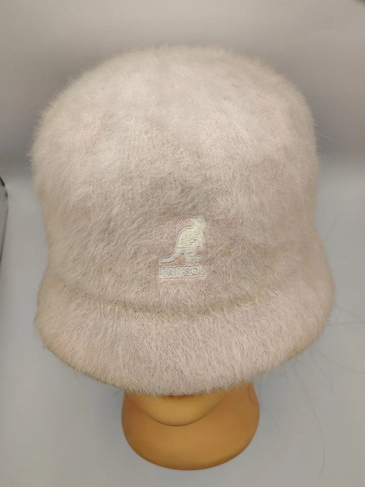 Sombrero de cubo informal Kangol azul Furgora suave rosa mezcla de angora para mujer mediano Foto 4 de 4