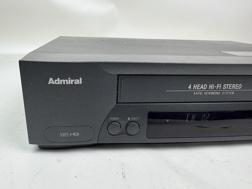 Admiral VCR JSJ20448 VHS sin control remoto probado - Imagen 2 de 8