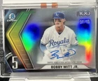 2022 Topps Now - Bowman Chrome Top 100 - Bobby Witt Jr Royals Auto /50 No.BTP-5